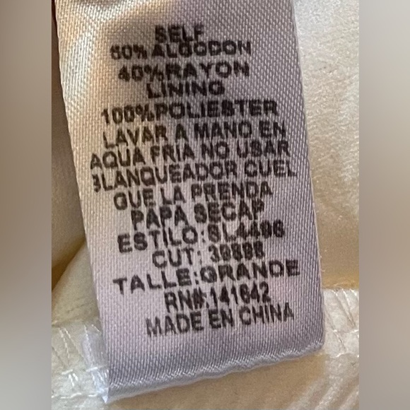 She + Sky  V-neck/back Sleeveless Swing Hem Dress SZ Large - Picture 9 of 9